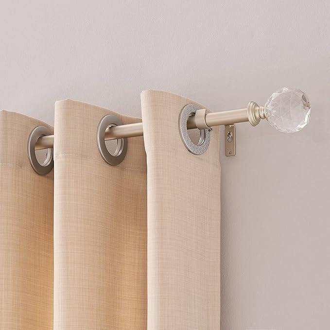 Curtain Poles Metal Crystal Livingroom Rod and Accessories Anniversary