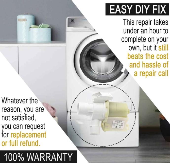 Wh23X10030 Washer Drain Pump Replacement for Ge Washers
