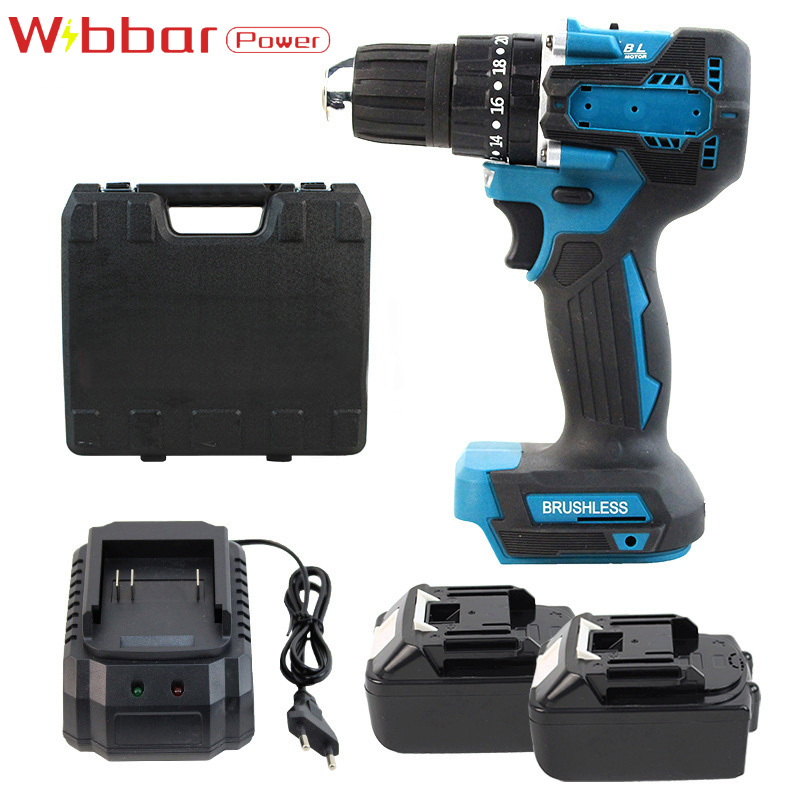 Беспроводная бесщеточная дрель-шуруповерт 21В