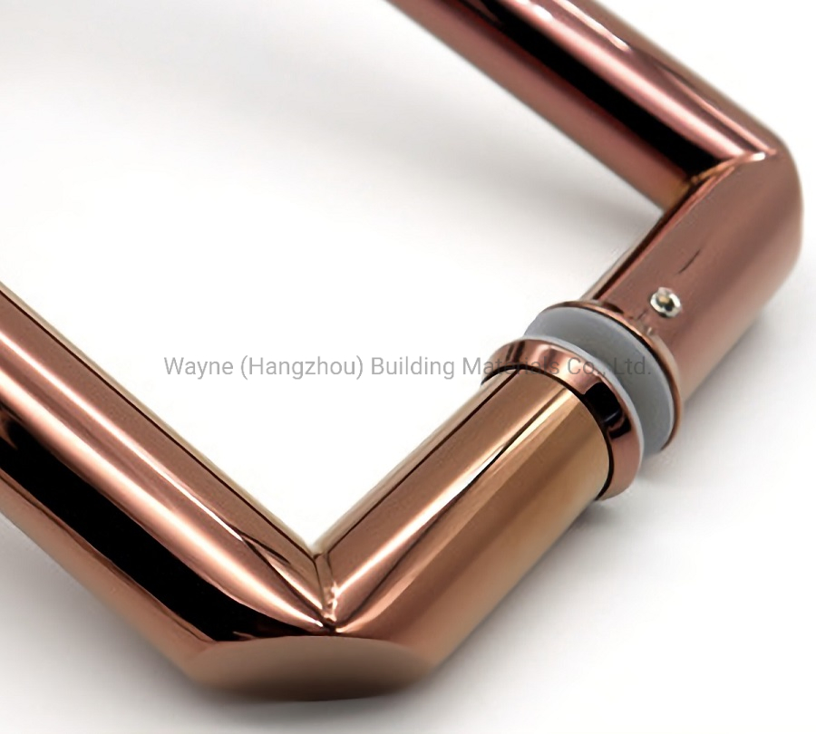 Everstrong Shower Door Handle Hardware Tempered Glass Shower Door Handle Bathroom Stainless Steel Double Side Push Pull Shower Glass Door Handles