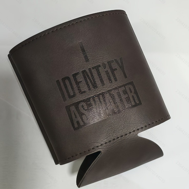 High Quality Leather Can Coolers Coozies Magnetic Kolder Kaddy Can Cozies