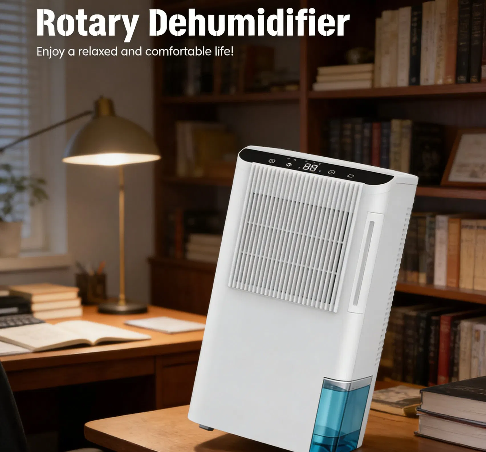 Full House Drying Solution: Low Noise Rotary Dehumidifier