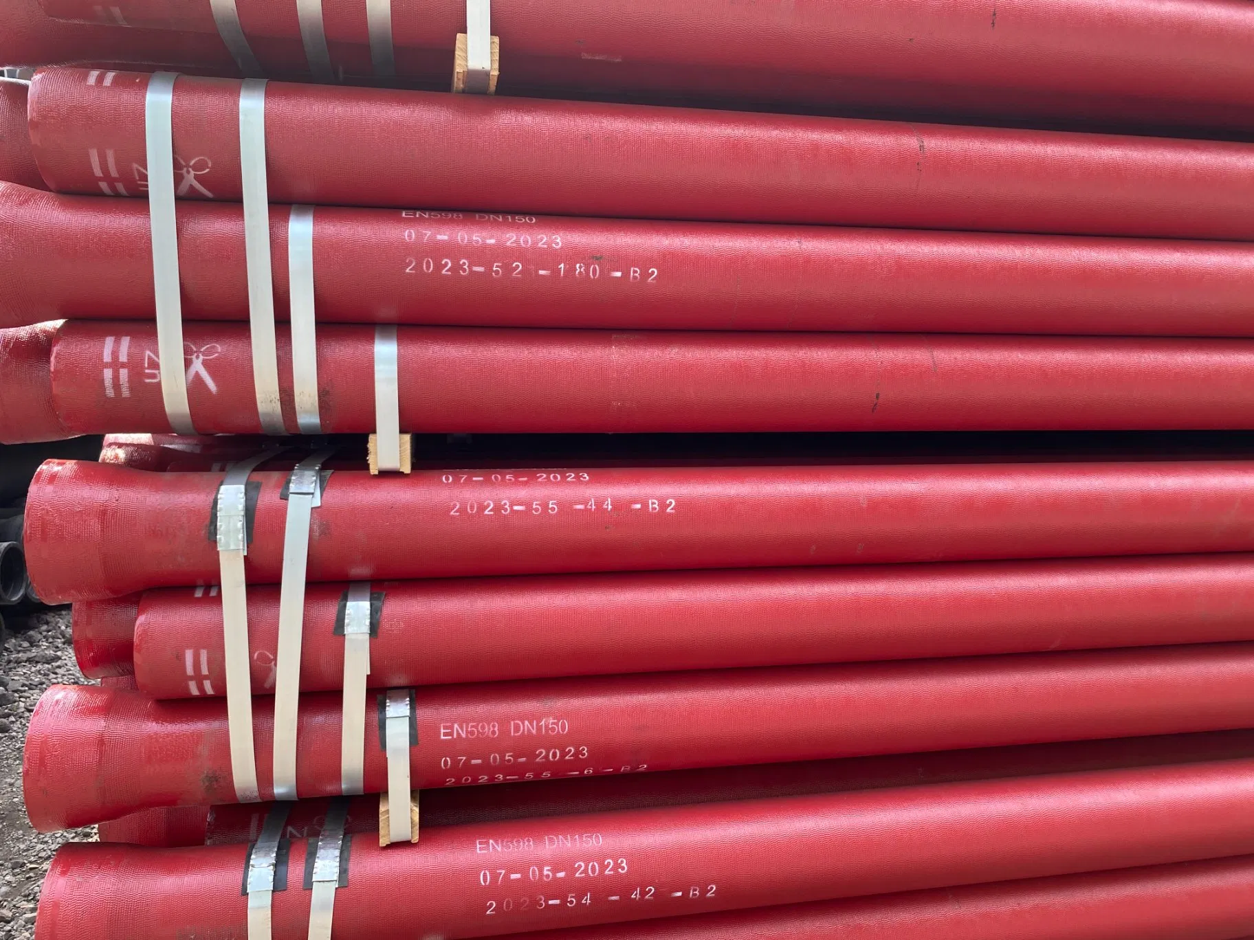 Ductile Iron Pipe ISO2531/En545/En598 Standard Cement Inside Zinc+Bitumen