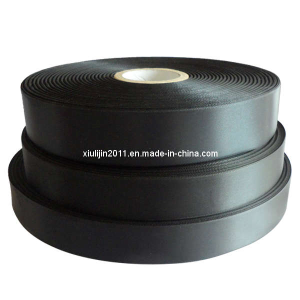 Oeko-Tex Approved Woven Edge Polyester Satin Ribbon Label (WS-710)