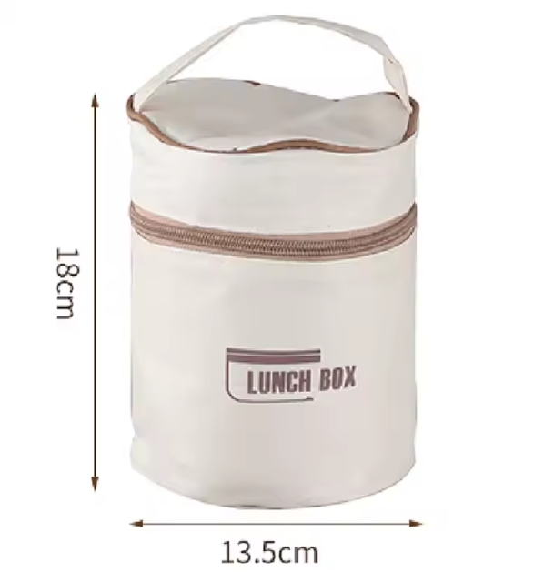 3-Layers Acrylic Plastic Borrow Word Sork Insulated Bento Lunch Box Kitchen Organizer Lb-3