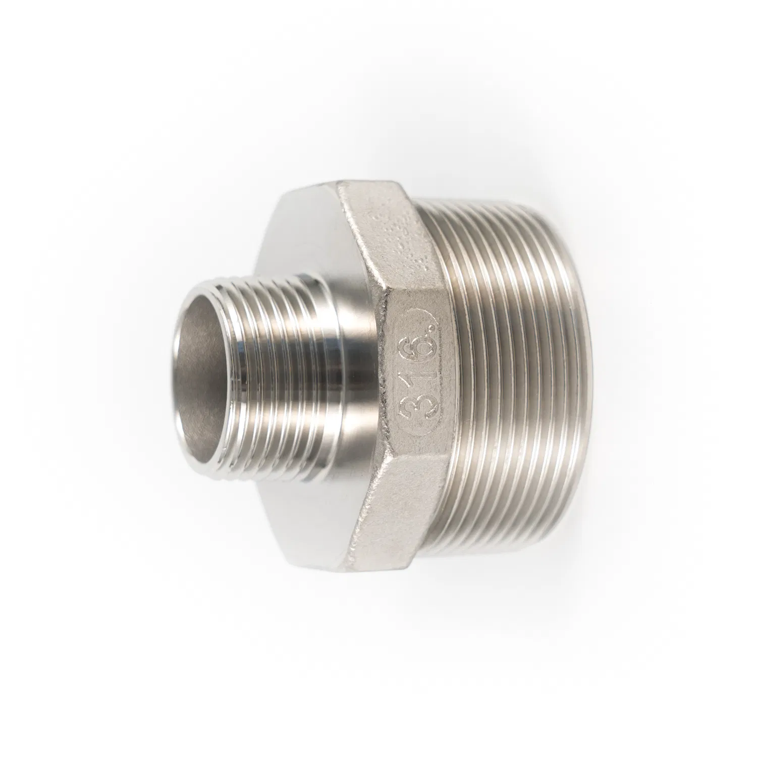 Premium Stainless Steel Hex Nipple Male Connector for Durable Connections