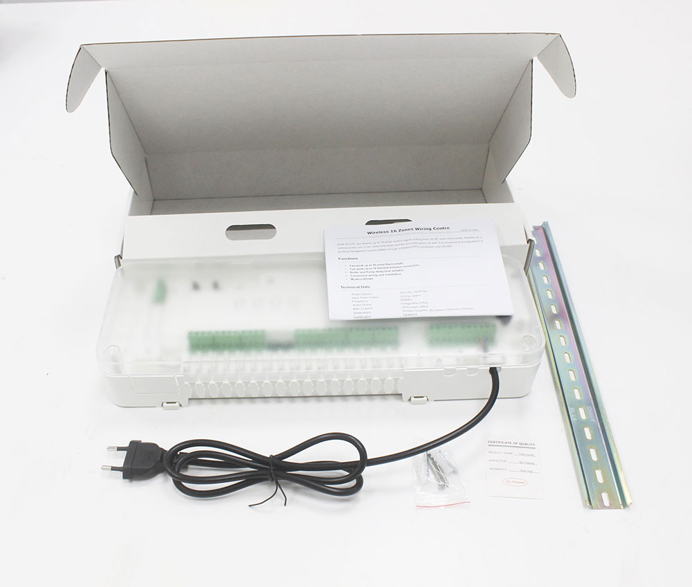 High Quality Factory Manufacture Ufh 16 Way Water Underfloor Heating Wireless Wiring Centre