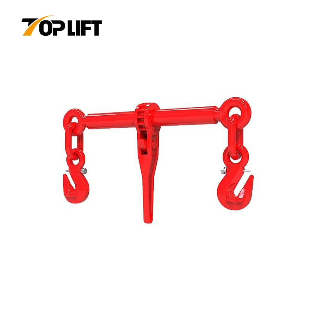High Strength G80 40kN Ratchet Binder with Safety Hooks