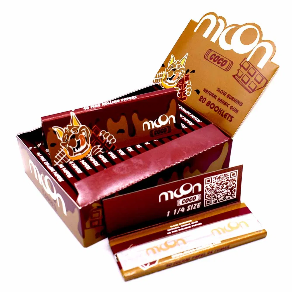 Custom Brand Flavored Smoking Rolling Papers Custom Rolling Paper OEM Smoking Accessories Cigarette Weed Paper Factory Wholesale Price