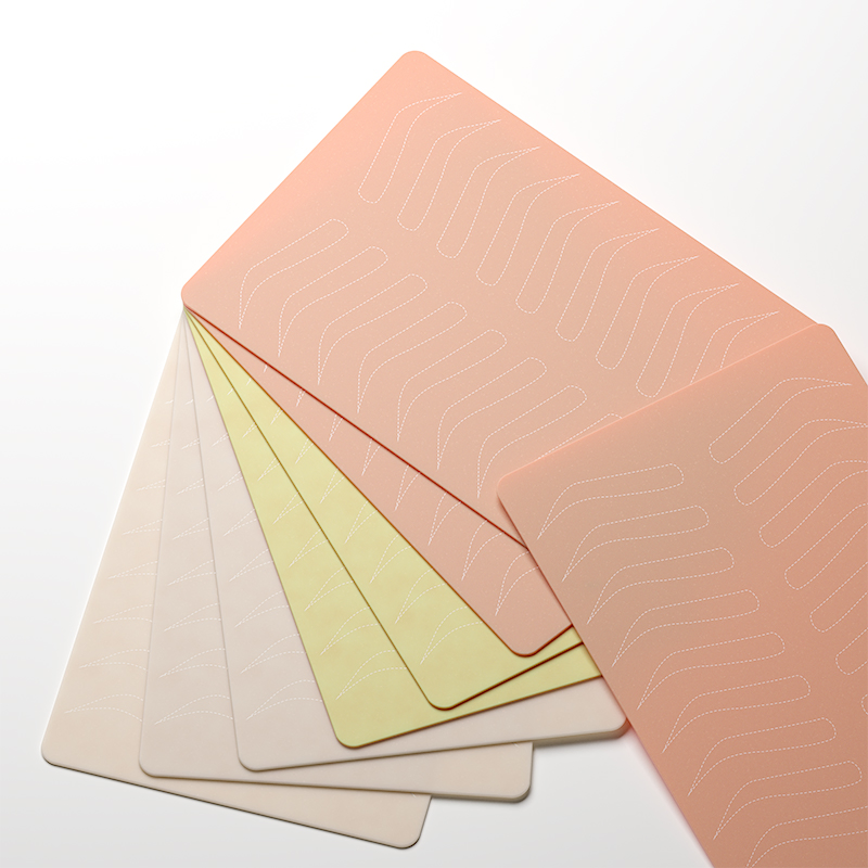 Double Side A5 150*200*2.23mm Silicone Eyebrows Tattoo Practice Skin