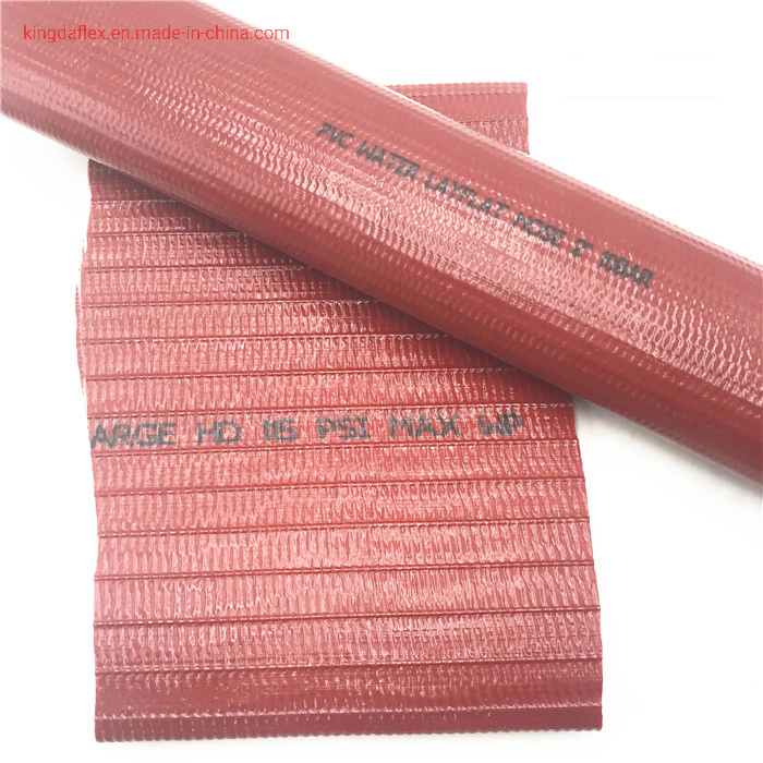 6 Inch Diameter Water Delivery Agricultural Irrigation PVC Layflat Hose