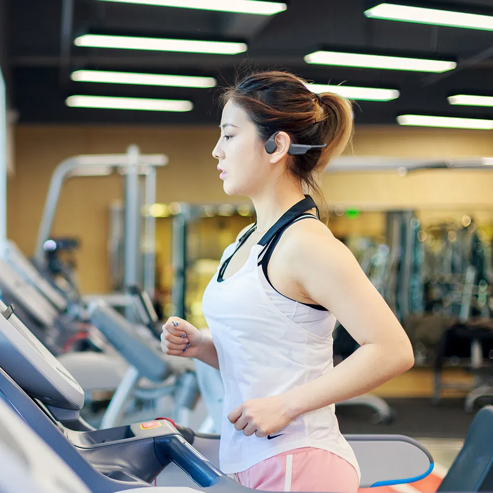 Es-918PRO Noise-Cancelling Bone Conduction Headset Headband Headphones Waterproof Ipx7