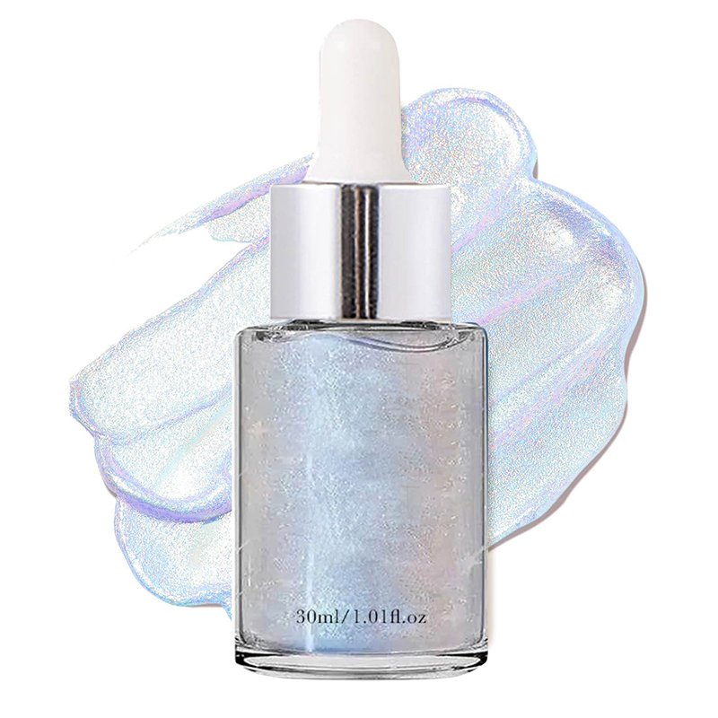 Beauty Cosmetics Skin Care Label Liquid Highlighter Makeup Body Shimmer