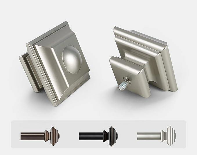 Good Quality Poles Fabrication Metal Bracket Crystal Livingroom Curtain Rod and Accessories Anniversary
