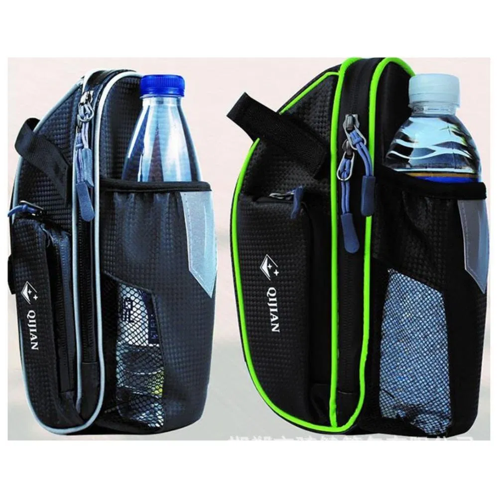 Waterproof Saddle Bag Bicycle Shoulder Bag Adjustable Cord Pannier Bag Bicycle Bag with Bottle Holder Bl20577