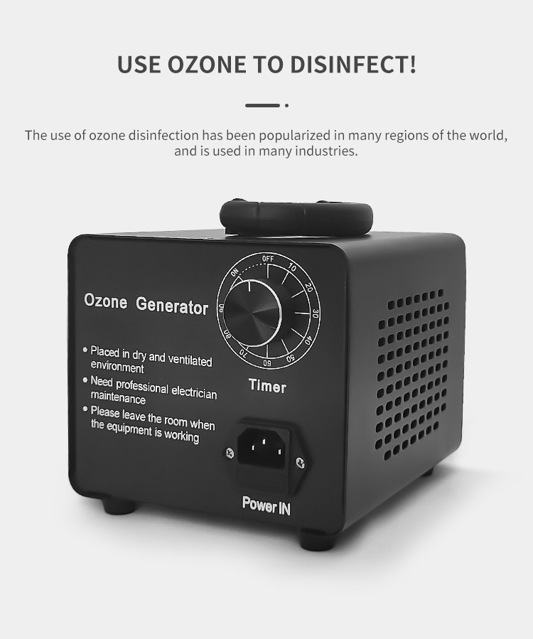 Mechanical Air Purifier Cleaner Sterilizer Disinfection Ozone Generator