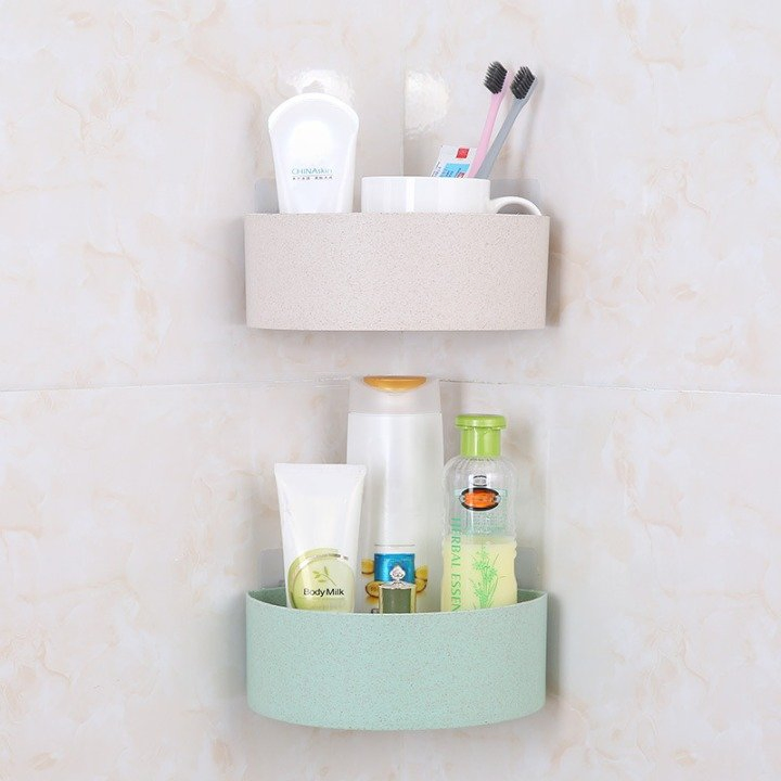 Waterproof Triangle Soap Holder with Suction Cups for Bathtubs