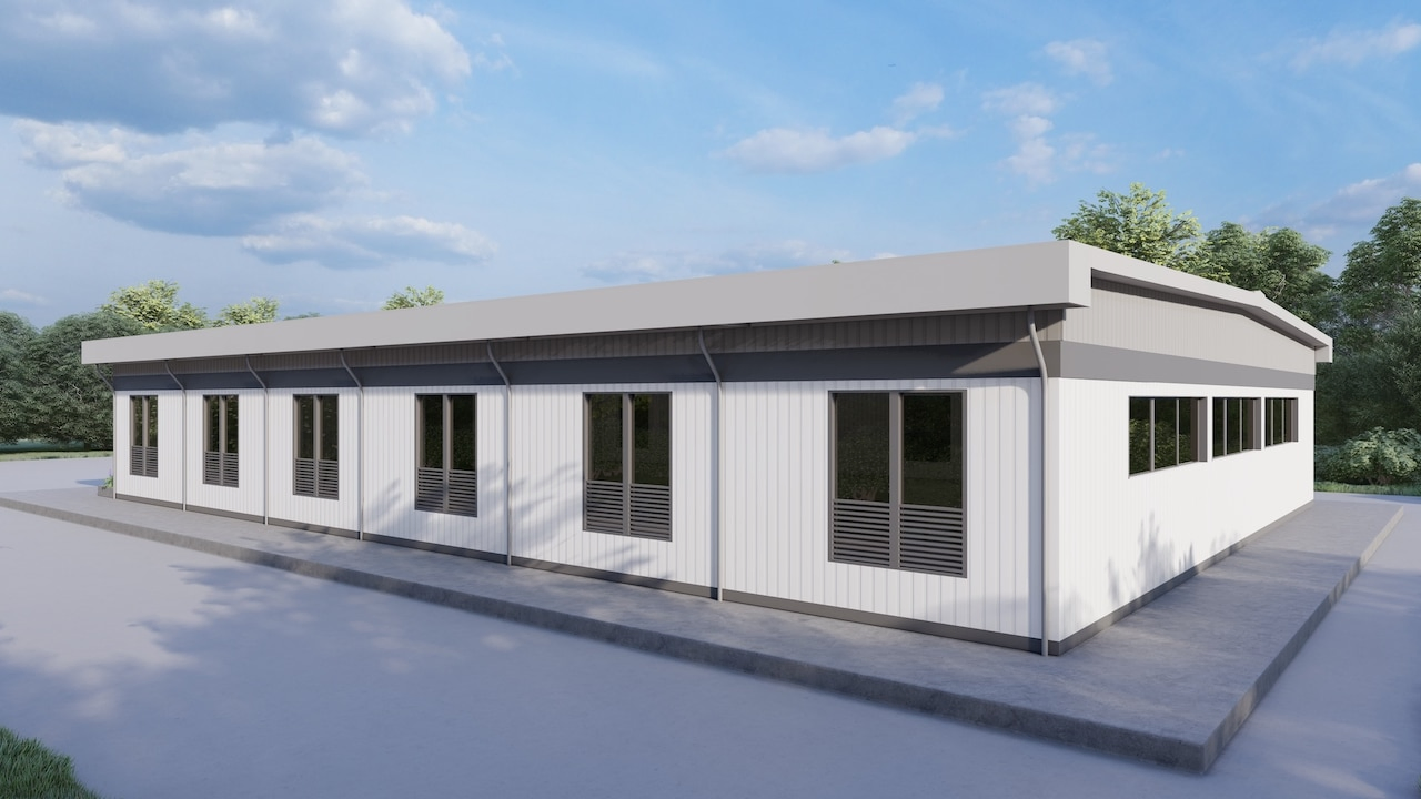 Custom Design Temporary & Permanent Steel Structure Modular Office Building
