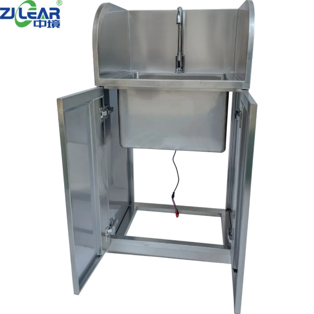 Pharmaceutical Cleanroom Used Stainless Steel Cabinet Sink in Laboratory