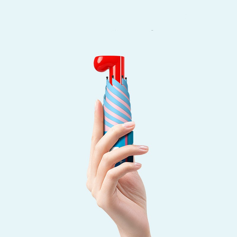 Durable Wholesale Student Cute Folding Umbrella for Sunny and Rainy Days