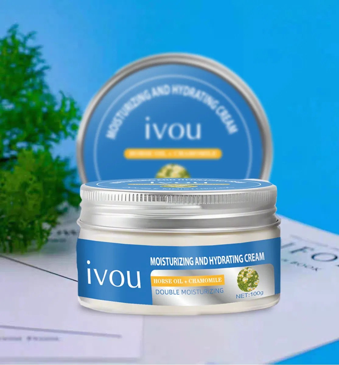 Customized Logo Organic Glow Base Body Butter Lotion with Hyaluronic Acid