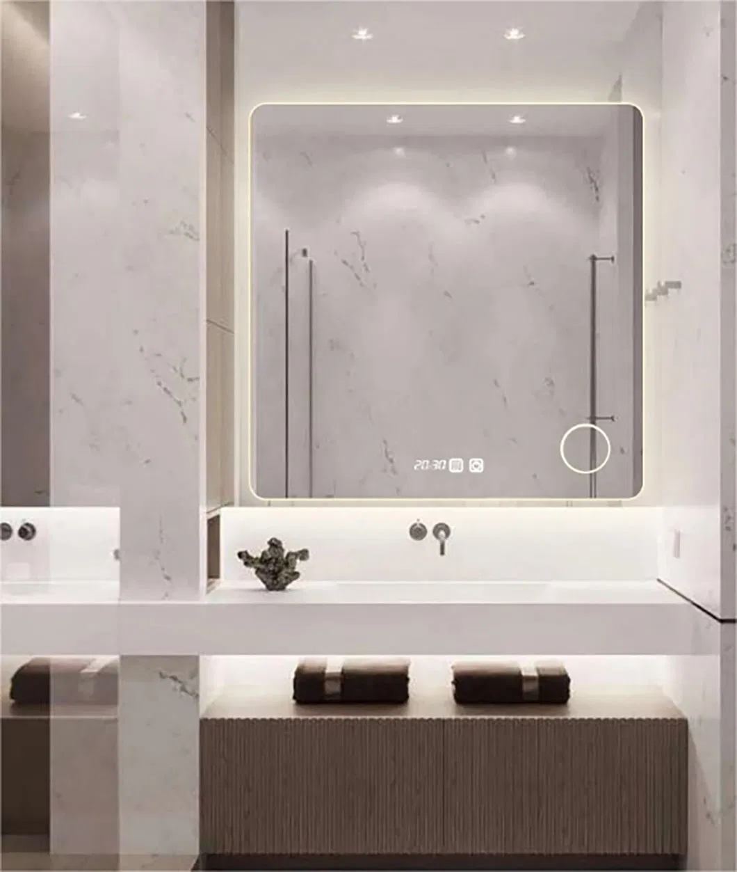 Premium LED Lighted Vanity Mirrors for Stylish Hotel Suites
