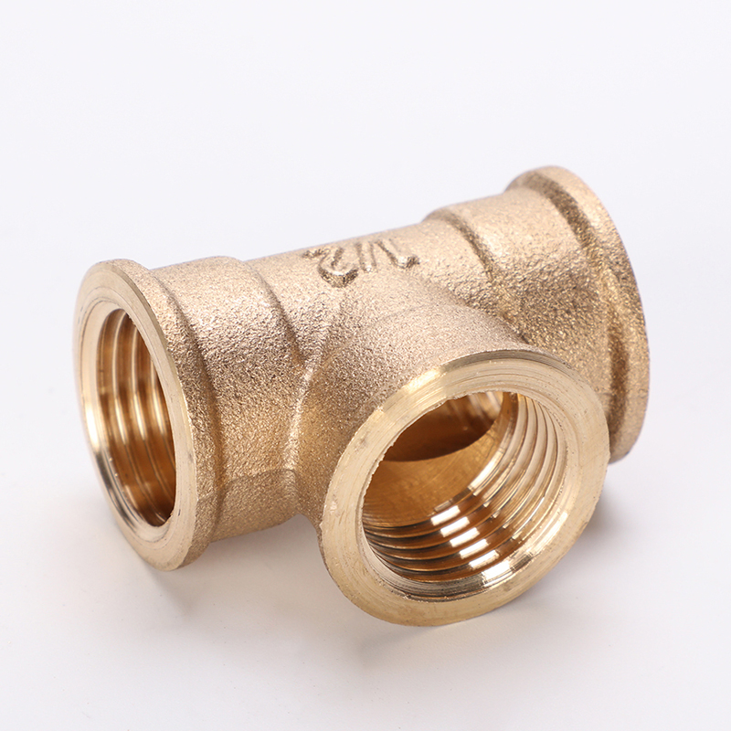 Brass Female Thread Tee Full Sizes Pipe Connectors