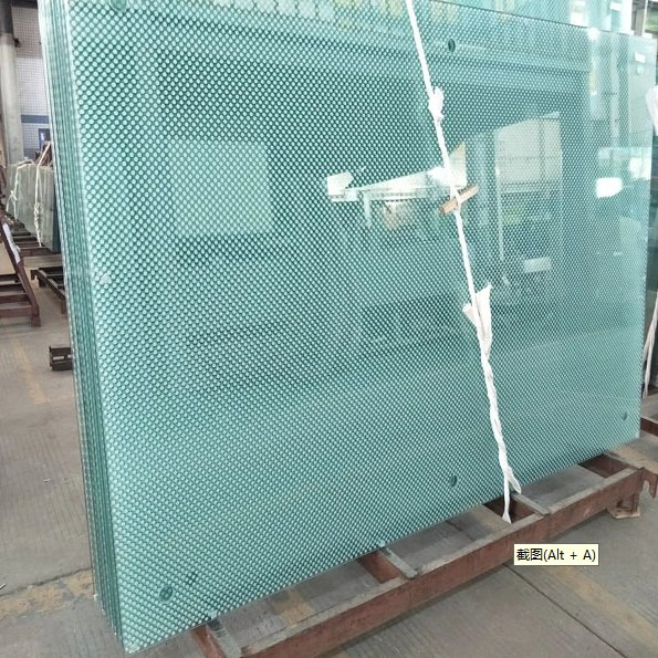 4mm Silk Screen Printing Glass Customized Decorative Printed Building Glass Frost Ceramic Fritted for Building Glass