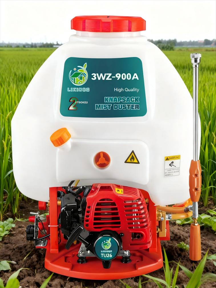 Motorized Knapsack Sprayer 2 Stroke Gasoline Engine 30L Agricultural Backpack Pesticide Spray Machine
