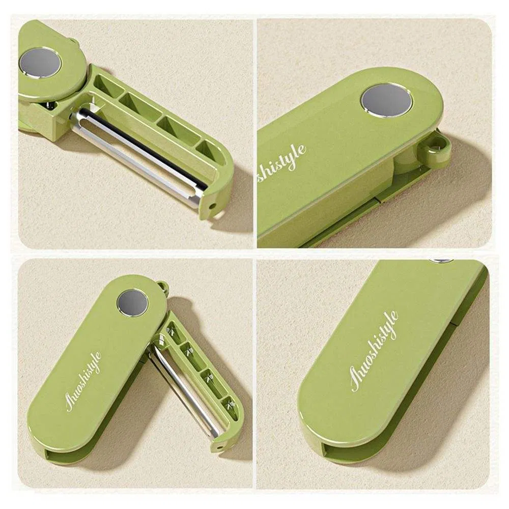 Peeling Tool Fruit Peeler New ABS Durable Manual Peeler Multifunctional Portable Foldable Peeler for Household Kitchen Tool