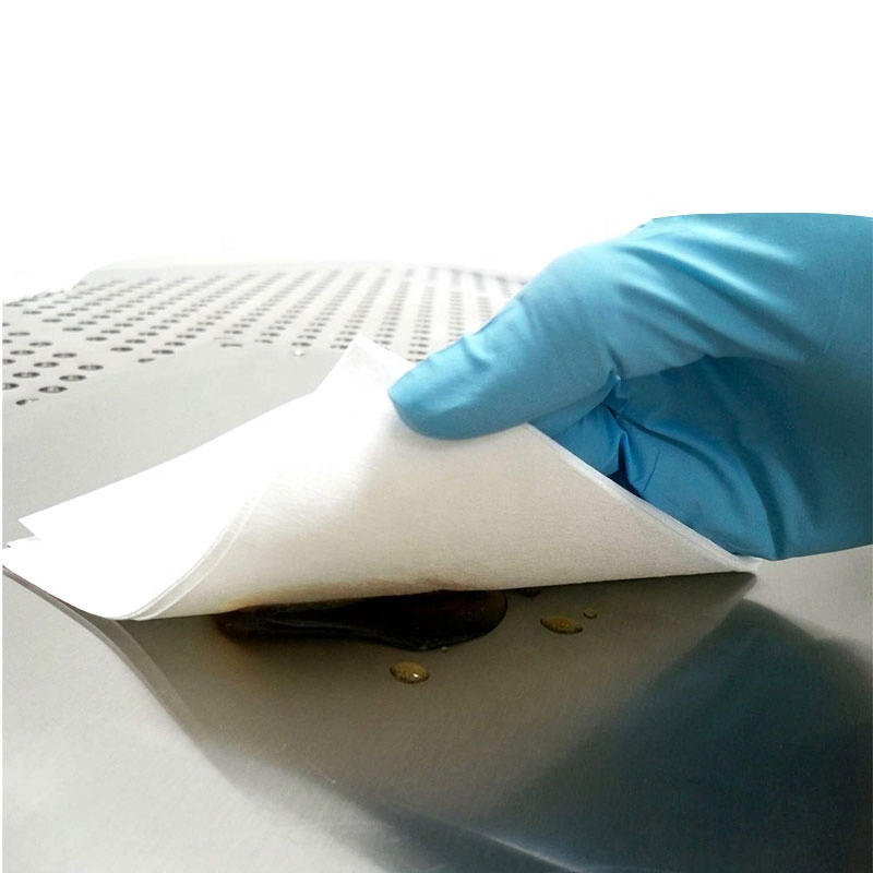 Ln-1601012dle Dust Free Cleanroom Wiper for Screen cleaning Polyester Cleanroom Wiper