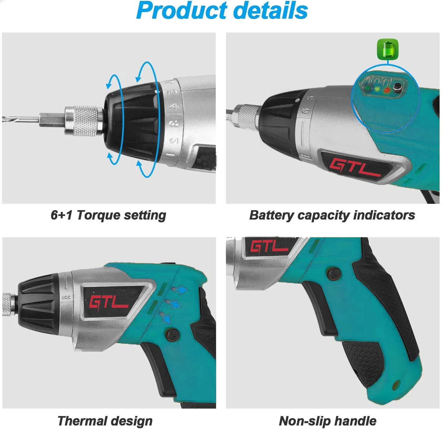 Portable DC3.6 Lithium Battery Cordless Screwdriver Household Screwdriver (CDS001)