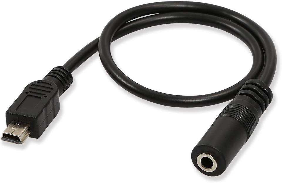 Адаптер-клипса 1FT Mini USB - 3.5 мм для микрофона
