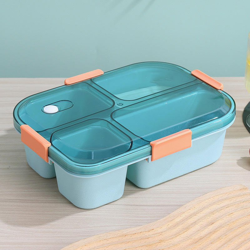 Eco-Friendly Reusable Plastic Lunch Box for Daily Meals