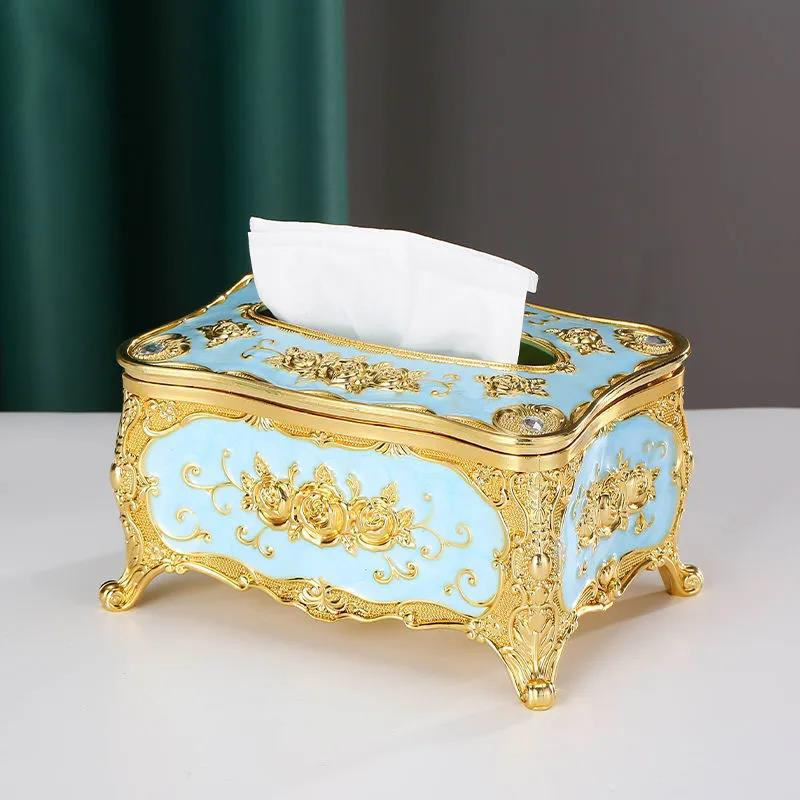 Discount Price Europea Style Car Interior Storage Paper Holder Decorative Tissue Box