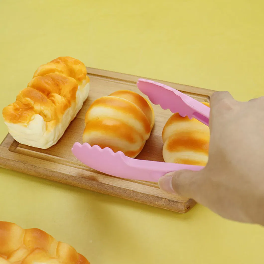 Heat Resistant Durable Food Tong Ice Salad BBQ Tong Kitchen Gadgets BPA Free Plastic Food Tongs