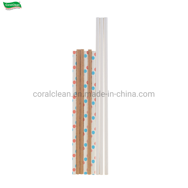 Custom Colorful Disposable Wholesale Drink Biodegradable Paper Straw