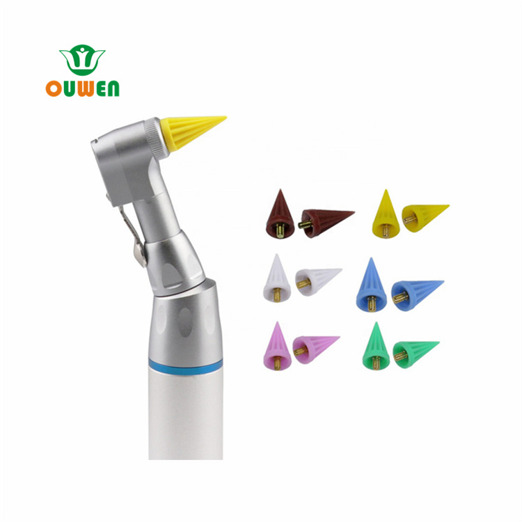 Ouwen Manufacture K-1 Blue Tapered Threaded Dental Prophy Polishing Cup Hard