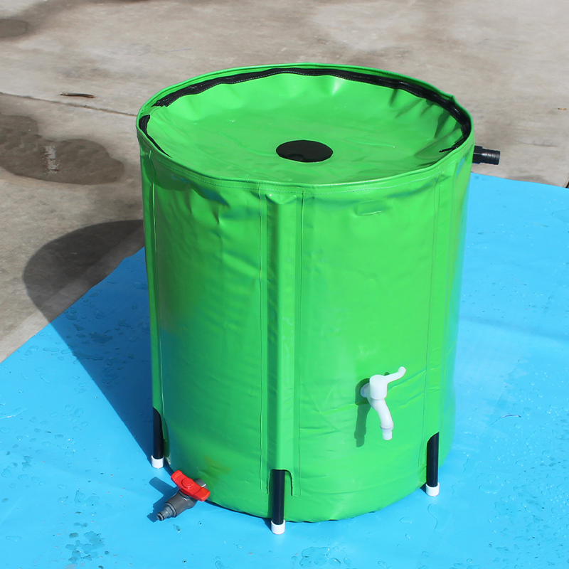 High-Capacity 200L PVC Rainwater Collection Barrel for Garden & Outdoor Use