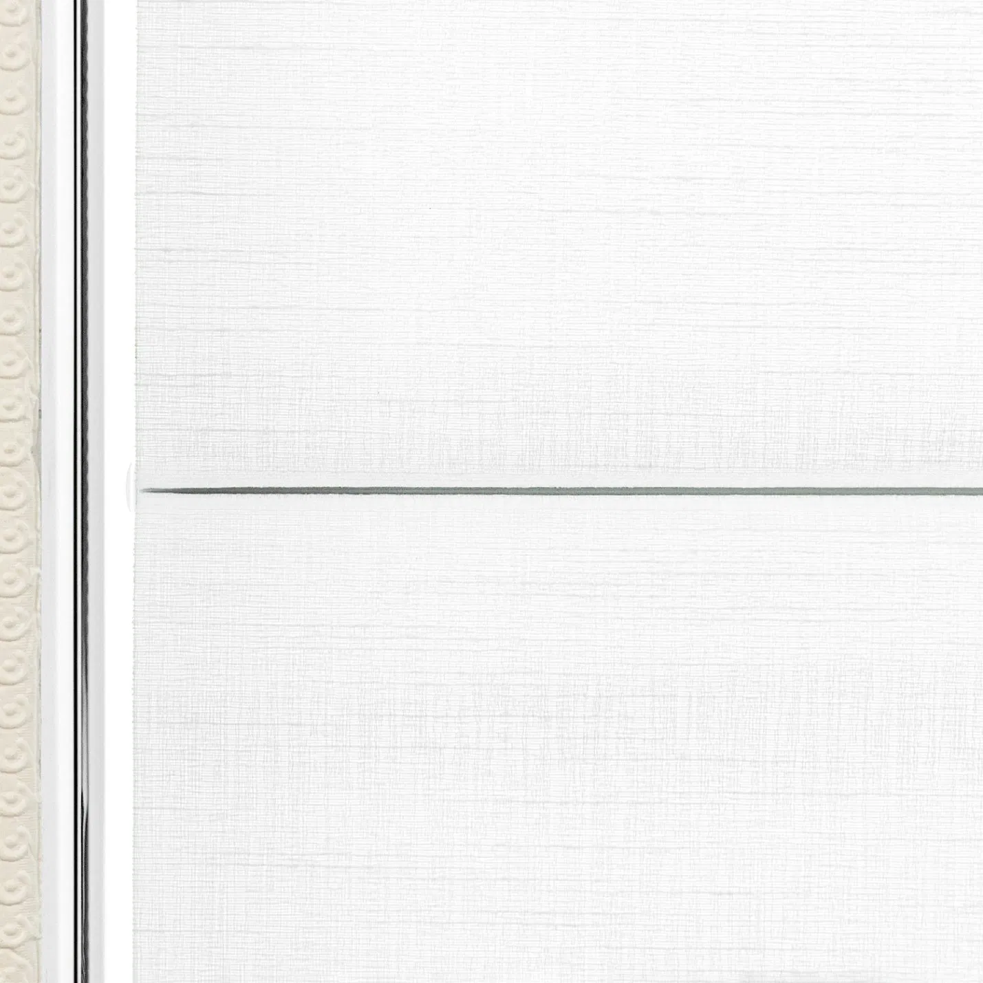 Customized Size Polyester Semi-Blackout Fabric Manual Window Blinds Cordless Roman Shades for Bedroom & Living Room