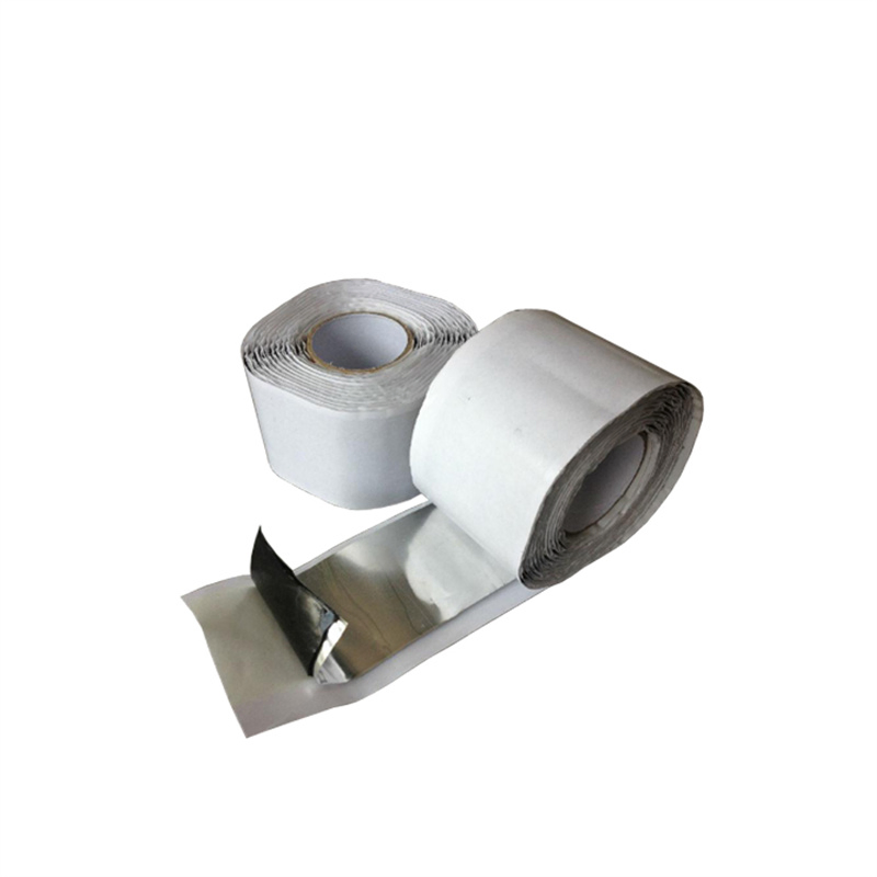 Single-Sided Aluminum Foil Waterproof Duct Flash Tape Butyl Tape for Roof Waterproofing