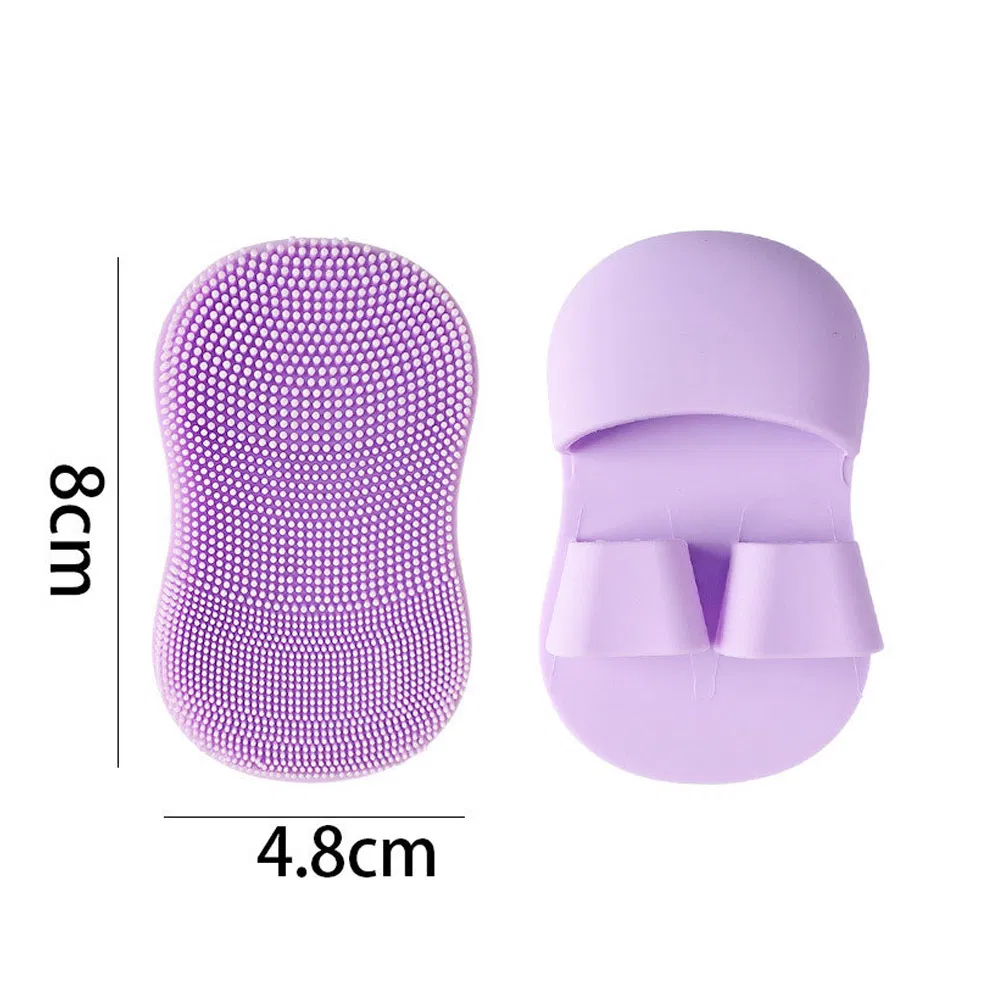 Mini Silicone Facial Pet Skin Care Cleaning Brush Wholesale SPA Face Baby Cleanser Shower Bath Brush