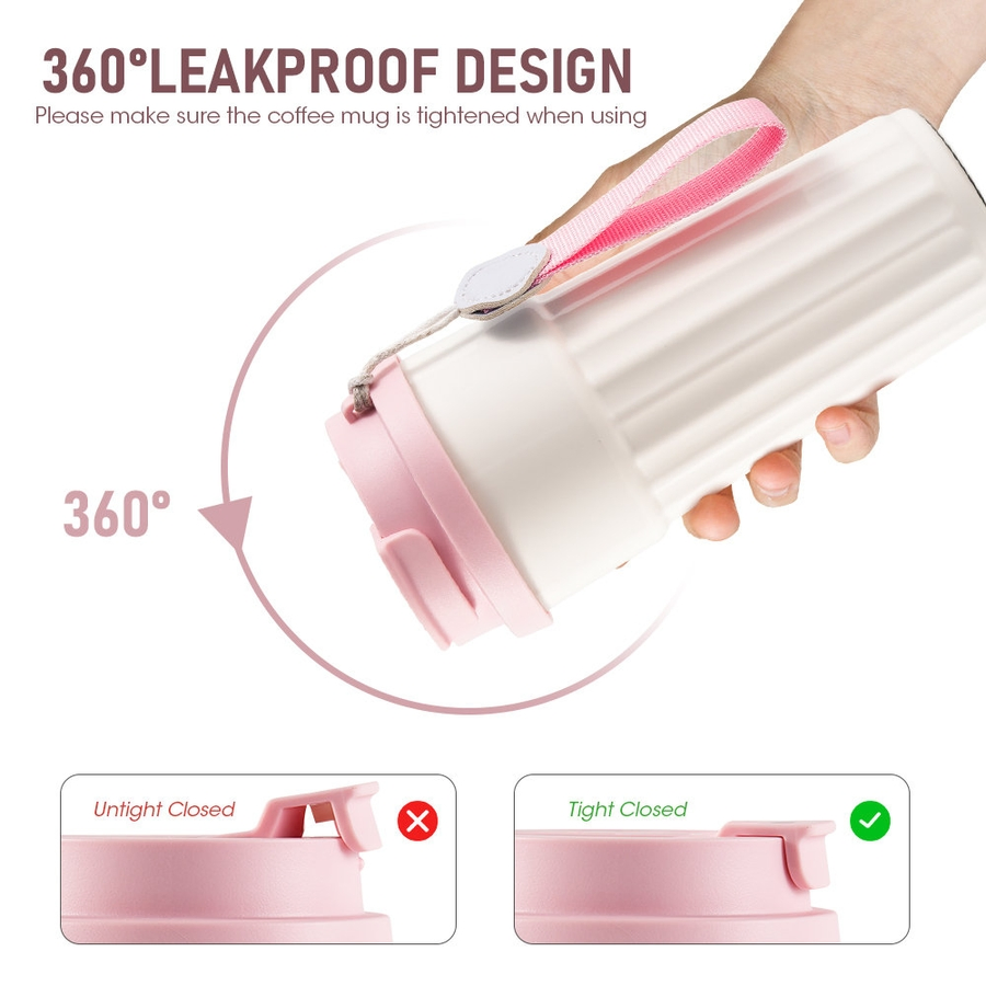 Термокружка вакуумная 600 мл, двойные стенки, нержавеющая сталь