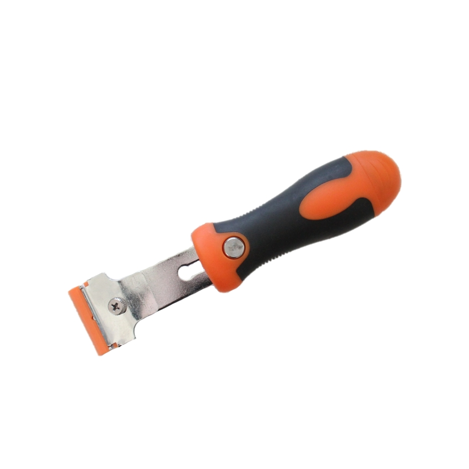 Cleaning Scraper Plastic Razor Scraper with Metal Blades and Double-Edged Plastic Blades