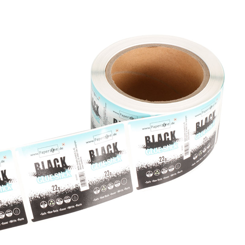 Synthetic Matte PP Paper Colorful Roll Self Adhesive Label Sticker with Semi Glossy Finish