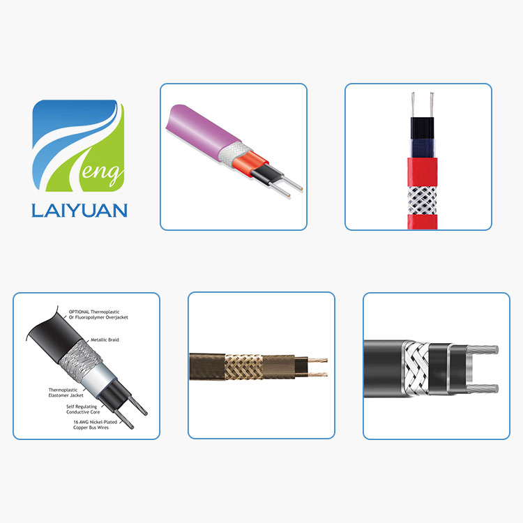 Laiyuan High Temperature Self-Regulating Heating Tape Explosion-Proof Self Limited Temperature Heating Cable
