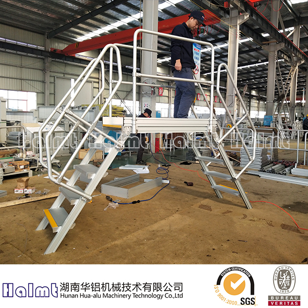 Aluminium Single Straight Bridge Ladders for Industry
