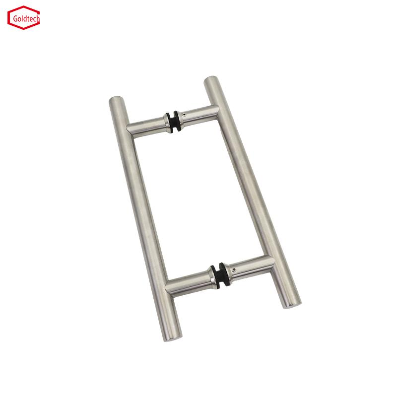 Hotel Stainless Steel Tube H Type Glass Door Pull Handle