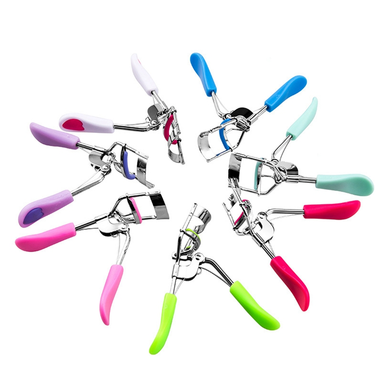 2022 Amazon New Design Wholesale Eyelashes Colorful Eye Lash Curler Cosmetic Tools Private Label Custom Logo Eyelash Curler