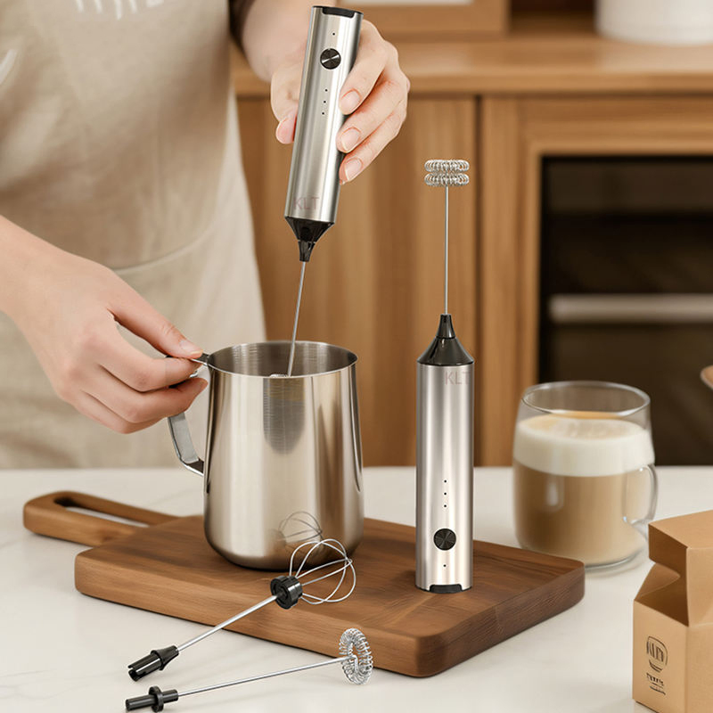 Hand-Held Milk Frother for Matcha Electric Mini Drink Mixer Coffee Foam Maker